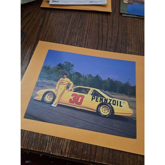 Vintage Michael Waltrip Pennzoil 30 Driver Card Bahari Racing NASCAR Winston Cup - Picture 1 of 2